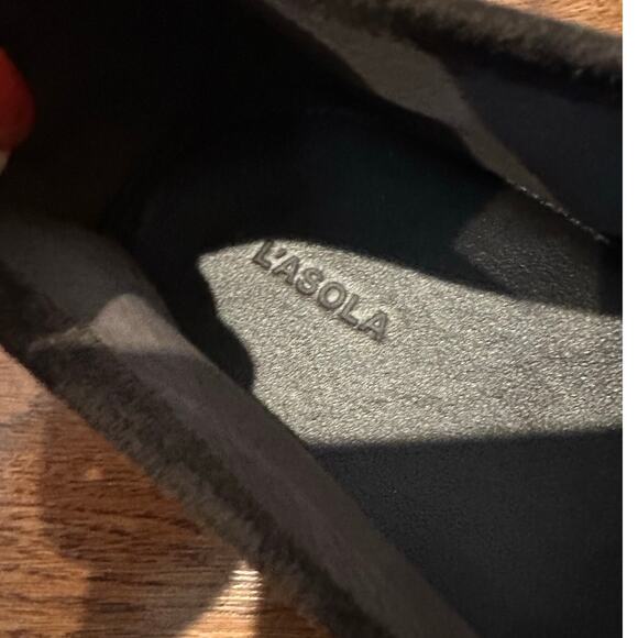 Zegna Men\'s L\'Asola Suede Penny Loafer Charcoal Size 11.5 $1000 Luxury Style